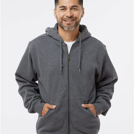 Men's Crossfire Heavyweight Power Fleece Hooded Jacket with Thermal Lining