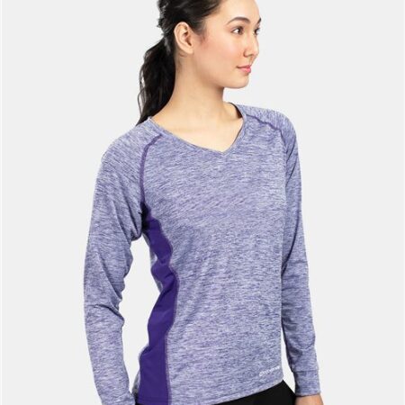 Women's Electrify CoolCore® Long Sleeve V-Neck T-Shirt