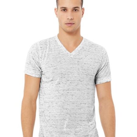 Unisex Textured Jersey V-Neck Tee