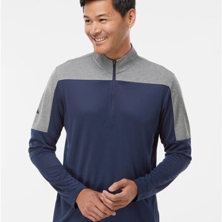 Men's Ultimate365 Lightweight Colorblocked Quarter-Zip Pullover