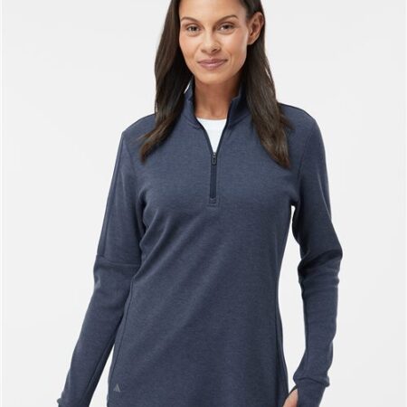 Women's 3-Stripes Quarter-Zip Sweater Pullover