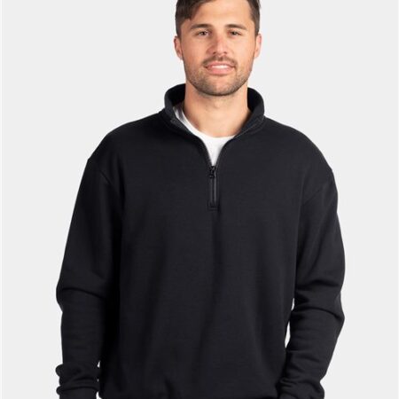 Unisex Fleece Quarter-Zip Pullover