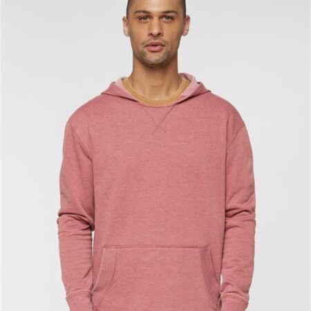 Unisex Vintage Wash Fleece Hoodie Sweatshirt