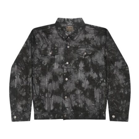 Unisex Tie-Dyed Denim Jacket