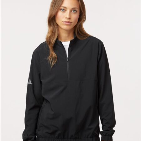 Women's Stretch Woven Half-Zip Pullover