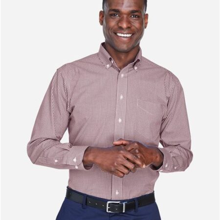 Men's Crown Collection® Gingham Check Woven Dress Shirt
