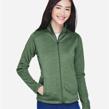 Women's Newbury Colorblock Mélange Fleece Full-Zip Jacket