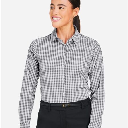 Women's CrownLux Performance® Gingham Dress Shirt
