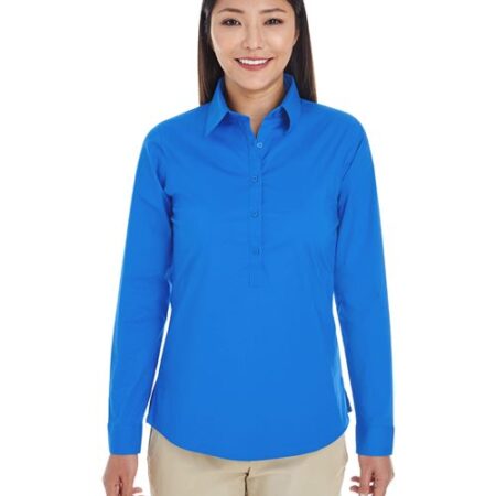 Women's Perfect Fit™ Half-Placket Tunic Dress Shirt