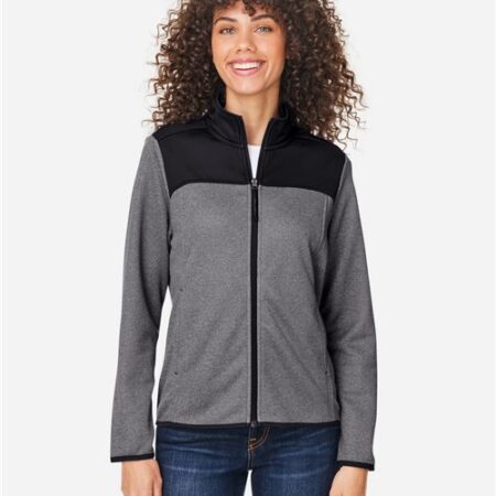 Women's Venture Heathered Stripe Hybrid Jacket