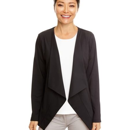 Women's Perfect Fit™ Draped Open Cardigan Blazer