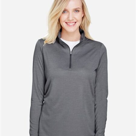 Women's Zone Sonic Heather Performance Quarter-Zip Pullover