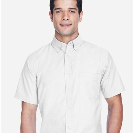 Men's Oxford Short Sleeve with Stain-Release