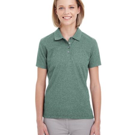 Women's Heathered Pique Polo