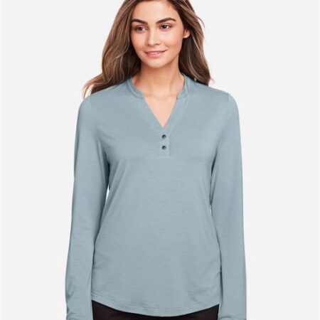 Women's JAQ Stretch Performance V-Neck Snap Pullover