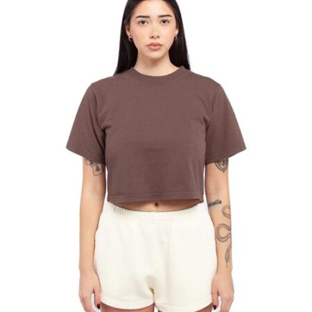 Women's Garment-Dyed Crop T-Shirt