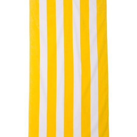 Cabana Stripe Velour Beach Towel
