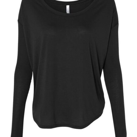 Women’s Flowy 2x1 Ribbed Long Sleeve Tee