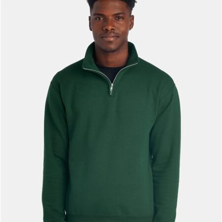 Unisex Nublend® Cadet Collar Quarter-Zip Sweatshirt