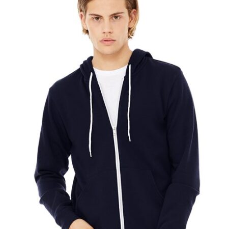 Unisex Sponge Fleece Full-Zip Hoodie Sweatshirt