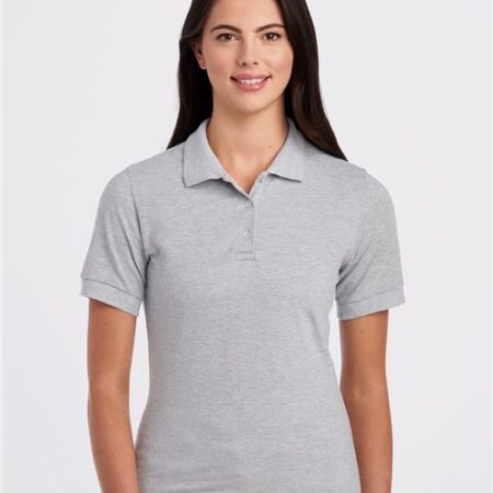 Women's 100% Ring-Spun Cotton Piqué Polo