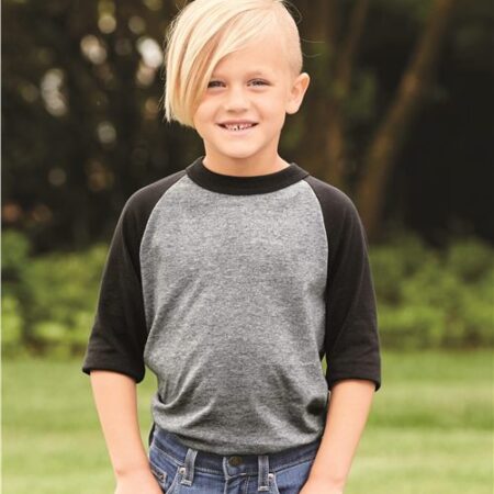 Youth Three-Quarter Sleeve Baseball Jersey