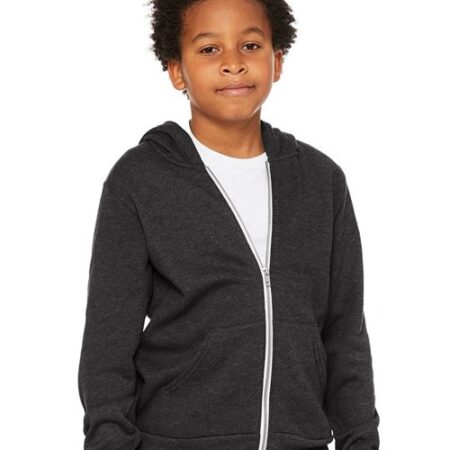 Youth Sponge Fleece Full-Zip Hoodie Sweatshirt