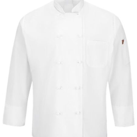 Mimix™ Ten Knot Button Chef Coat with OilBlok
