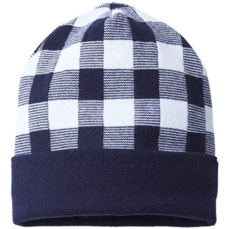 USA-Made Plaid Beanie