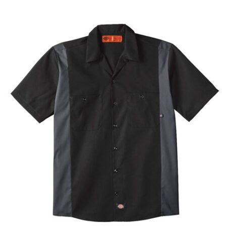 Men's Industrial Colorblocked Short Sleeve Shirt