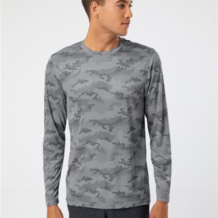 Unisex Pompano Performance Camo Long Sleeve T-Shirt