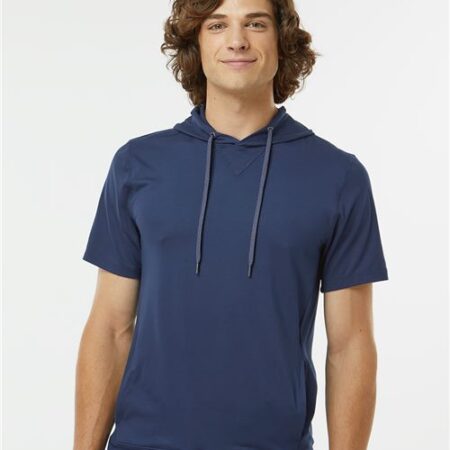 Men's Eco Revive™ Ventura Soft Knit Short Sleeve Hooded Sweatshirt