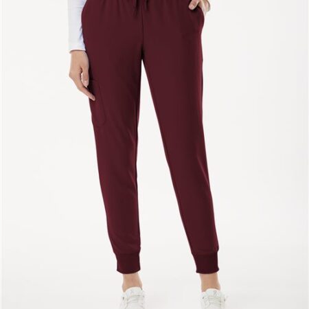 Women's Petite Sizes Silex Knit-Waist Scrub Joggers
