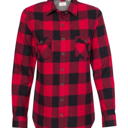 Women's Vintage Brushed Flannel Shirt
