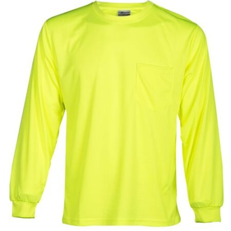 Unisex Microfiber Polyester Long Sleeve T-Shirt