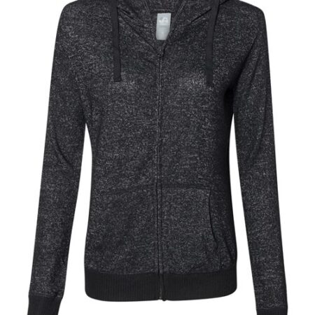 Women’s Cozy Jersey Hooded Full-Zip
