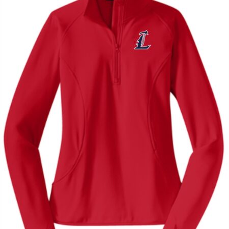 LHS Embroidered Sport Tek Stretch Womens Quarter Zip