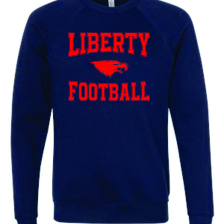 LHS Bella&Canvas Unisex Raglan Crewneck Sweatshirt