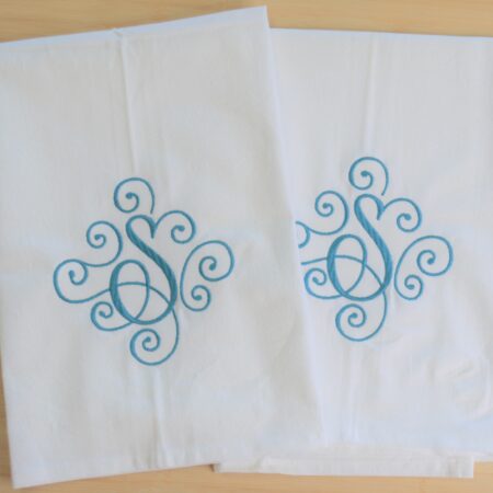 Monogram Kitchen Towels (Set of Two)