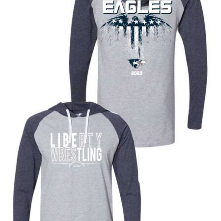 LHSW Hooded Raglan Long Sleeve Fine Jersey T-Shirt 6917
